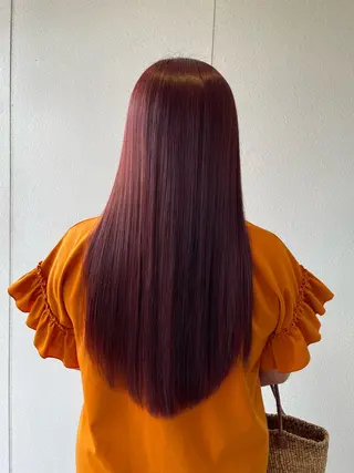 ロング カラー 坂尻 嘉珠也のヘアスタイル