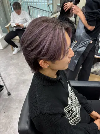 カラー メンズ 笹江 瑞穂のヘアスタイル