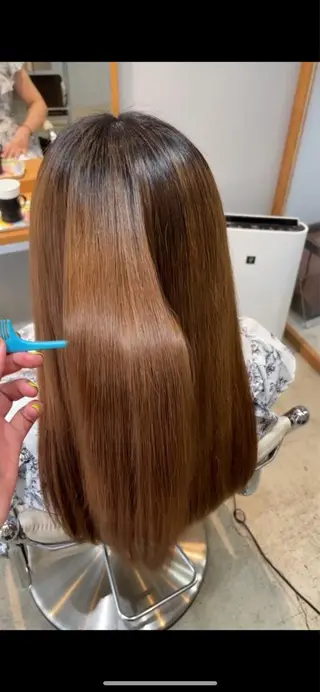 ロング nagano saraのヘアスタイル