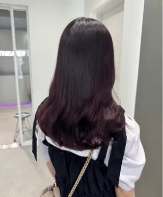 ロング miku/ラベンダー 透明感カラー🪻❤︎のヘアスタイル