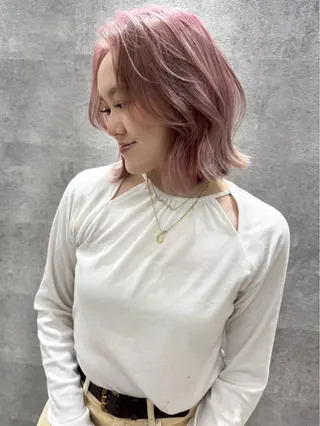 ミディアム 韓国レイヤー🤍 髪質改善seriraのヘアスタイル