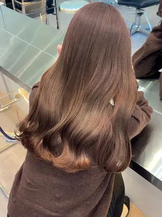 ロング カラー cinq所属・ハイトーンカラー/ sorane♥️のヘアスタイル