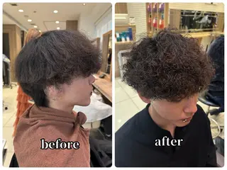 パーマ メンズ 波巻き・カルマ パーマ特化/aoiのヘアスタイル