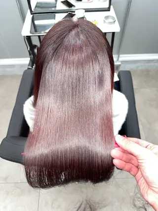 セミロング カラー パーマ 🌈艶髪/髪質改善 新宿itouのヘアスタイル