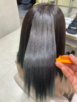 ミディアム カラー 渡辺 亮/ 白髪ぼかし/髪質改善のヘアスタイル