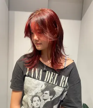 ミディアム カラー ミユウ👗🎀 /カラーリスト/ボブのヘアスタイル