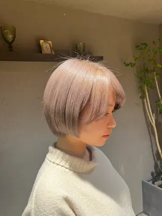 ショート カラー the Help所属・朝斗/ブリーチ /エクステ/ギャルのヘアスタイル