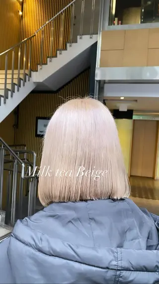 カラー ハイトーン/ブリーチ カラー/SHOGOのヘアスタイル