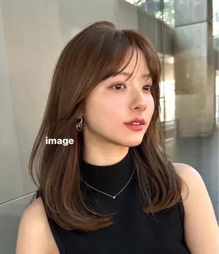 ミディアム knock Airi🪽🫧のヘアスタイル