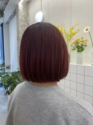 ミディアム 🌻花屋併設🌻濱 幸帆のヘアスタイル