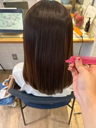 セミロング 優希 ／カットモデル募集中のヘアスタイル