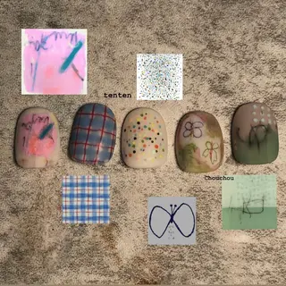 ネイル nail atelier 泡沫 utakata所属・ナカジマミナミ ネイリストのネイルデザイン