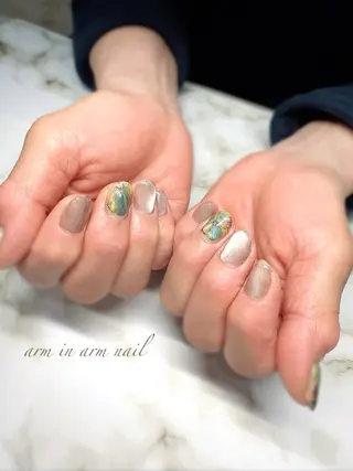 ネイル arm in arm ︎✿Yamamotoのマツエク・マツパデザイン