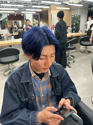 ショート カラー メンズ 【メンズ特化】 サエキカズマのヘアスタイル