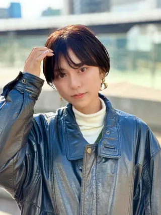 ショート カラー 女性が憧れる ショート/角田愛和のヘアスタイル