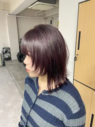 ミディアム tokute 中野真咲🐺のヘアスタイル