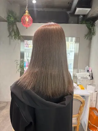 ミディアム ハイトーン💖 ネイル💅まりなのヘアスタイル