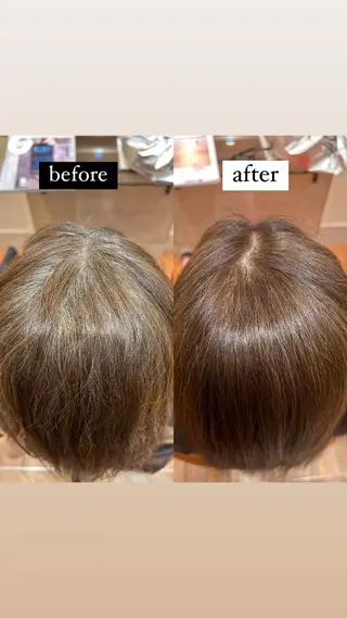 カラー 青山 紗弥華のヘアスタイル