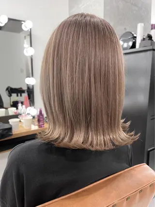 ミディアム ブリーチ特化/レイヤ ーカット🥀マサルのヘアスタイル