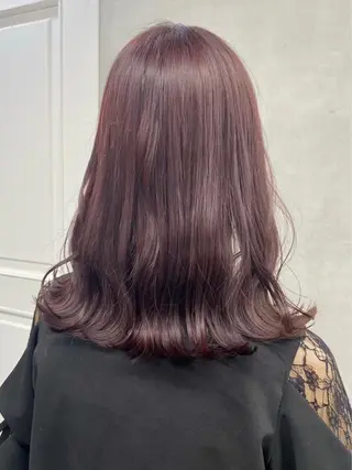 セミロング ヘアアレンジ 🫧透明感カラー/ ナルハ🫧のヘアスタイル