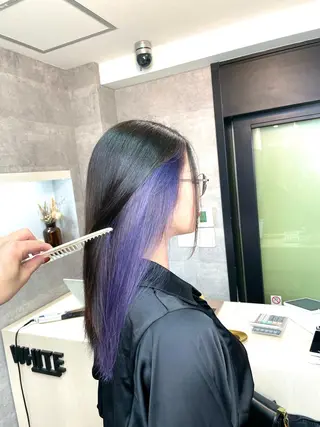 セミロング JUNYA 海外ガールヘアのヘアスタイル