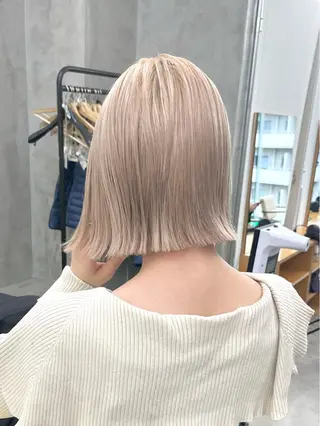 ショート カラー 🌿似合わせブリーチ 松本朋幸🌿のヘアスタイル