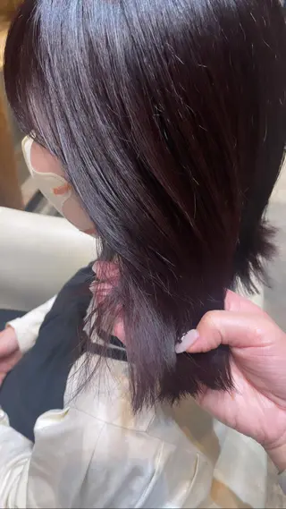 ミディアム カラー 山崎 唯奈 大宮東口 /暖色💞カラーのヘアスタイル