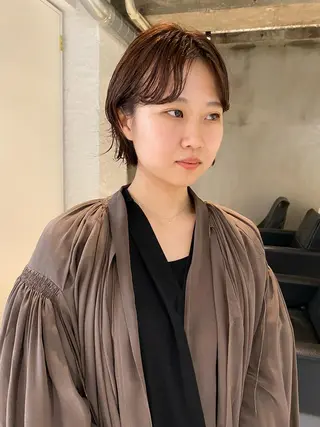 ミディアム カラー パーマ ヘアアレンジ メンズ キッズ ネイル マツエク・マツパ アイブロウ パーマスタイル🔅 sayacaのヘアスタイル