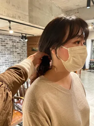 セミロング まつ毛パーマ🐏 NANAMIのマツエク・マツパデザイン