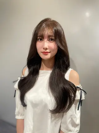 ロング 髪質改善×透明感× 艶髪🥀HIYORIのヘアスタイル