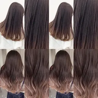 ロング カラー ✨韓国艶髪✨ケア ブリーチ🫧アキラのヘアスタイル
