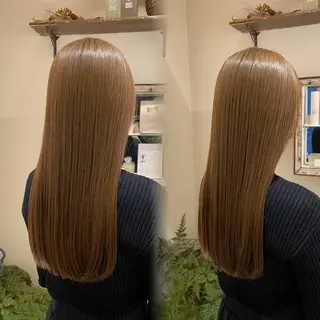 ロング 艶髪/艶カラー/縮毛 /   タキダのヘアスタイル
