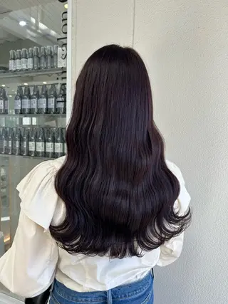 ロング カラー 《暖色/韓国レイヤー 》🇰🇷桑原ユキネのヘアスタイル