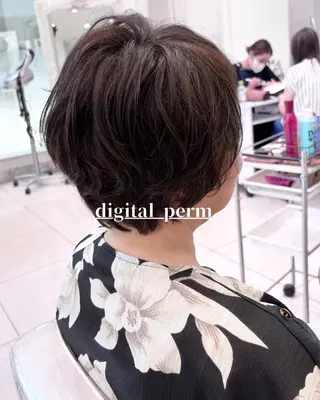 ショート パーマ 🐧デザインパーマ 🐧小沢有佑のヘアスタイル