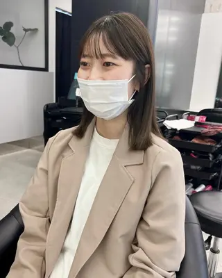 ミディアム カラー kimika🥑 メンズ/髪質改善のヘアスタイル