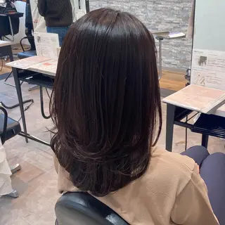 ロング 矢部 萌深のヘアスタイル