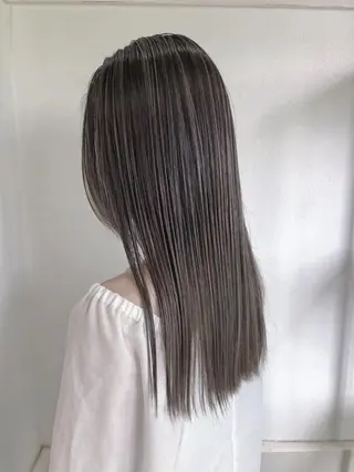 ロング カラー ヘアアレンジ GiseL天神カラー 髪質改善/ブリーチのヘアスタイル