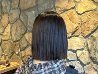 ミディアム カラー 井上 美夢のヘアスタイル