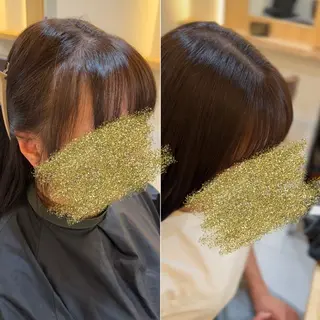 セミロング attrait南堀江所属・絹髪矯正髪質改善 KAISEIのヘアスタイル