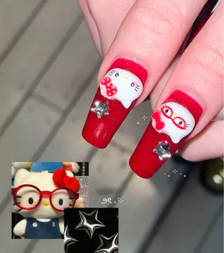 ネイル GO TODAY シェアサロン 渋谷Amiu店所属・渋谷ネイル🎀 y2k/海外ネイルのネイルデザイン