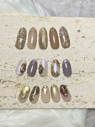 ミディアム cattleya nailのネイルデザイン