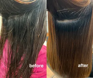 ミディアム 山本 果穂のヘアスタイル