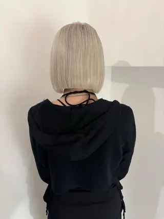 ショート MONIQA sakae所属・hina/ハイトーン /ピンクカラー🎀のヘアスタイル