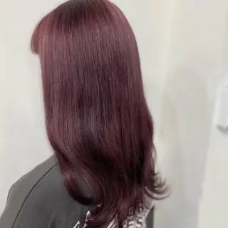 ミディアム カラー ヘアアレンジ DANY🦋名駅✂︎ 艶髪/透明感カラーのヘアスタイル