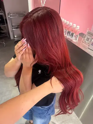 ロング カラー ブリーチカラー 特化/MAHIROのヘアスタイル