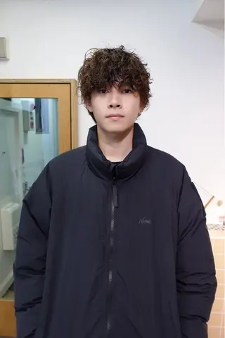 パーマ メンズ nishido ハイライト/メンズのヘアスタイル