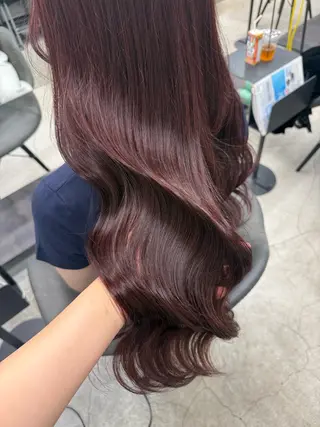 セミロング カラー ハイトーン/髪質改善 🦋KASUGA🖤のヘアスタイル
