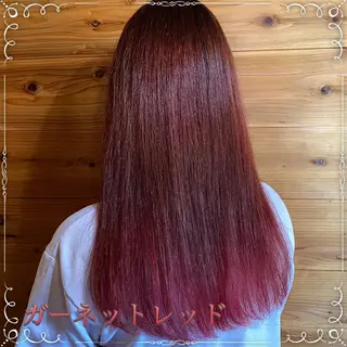 ロング カラー ヘアアレンジ 🥀寒色女神 山口玲奈🥀のヘアスタイル