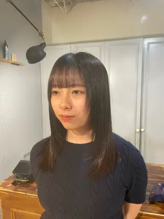 ミディアム カラー 🤩噂のMr.髪ポジ ティブ®️yu🤩のヘアスタイル