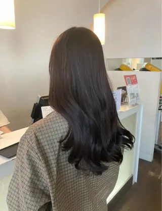 カラー 梅田 ワンカラー Ririaのヘアスタイル
